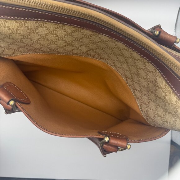 SOLD!!! Vintage Celine Macadam Top Handle Bag - Picture 9 of 16